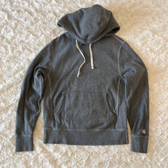 Champion X Todd Snyder Hoodie Sweatshirt Men Small Dark Heather Gray Cotton - S - Picture 2 of 14